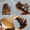Sneakers Kids Leather Shoes Retro Hollow Soft Bottom Loafer Girls Princess Pu Non Slip Flat Children's Casual Sandals School 230613