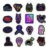 Kids Toy Stickers 103050100PCS Neon Light Graffiti Laptop Luggage Suitcase Motorcycle Waterproof Cartoon Decals Toys Sticker For 230613