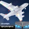 طائرة ElectricRC Airbus A380 RC Airplane Drone Toy طائرة التحكم عن بُعد 2.4 جرام طائرة طائرة ثابتة في الهواء الطلق للأطفال الصبي ألدولت هدية 230613
