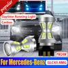 New 2x Canbus No Error PW24W LED Front Turn Signal Day Lamps PWY24W Daytime Running Light Bulb For Mercedes-Benz GLC43 AMG 2017 2018