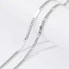 Chains BOCAI Pure S925 Silver Jewelry Retro Hip-Hop Widening Clavicle Chain Personalized Thick Men's Necklace Boyfriend Gift