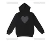 Projektant CDGS Bluza Bluza Trenda Play Little Red Heart Back Back Multi Heart's Men's Men and Women's Leisure Zapip Hoodie Grey Para Sweter Commes des Garcon 565
