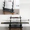 Decoratieve objecten Beeldjes Dragon Shaped Sword Rack Hout Katana Genji Japanse Samurai Blade Gladius Templar Middeleeuwse standaard 1 2 3 Layer 230614