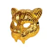 Masques de fête 20CM Vip Client Invité Masque Doré BOSS Léopard Halloween Tigre Adulte Partie Prop Masque Pour HOMME CospLAy Shell 230614