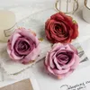 Gedroogde bloemen 100 stuks zijden rozen bruiloft vakantie benodigdheden kerstversiering diy hoofddeksels handwerk broche voor thuis kunstmatig