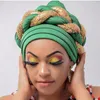 Couvre-chef musulman Space Layer Sequin Braid Hat Fashion Afro Hats3278