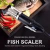 Köttfjäfäverktyg 120W Electric Fish Fishing Scale Fish Cleaning Tools Fish Scale Remover Fish Scales Scraper de Seafood Cleaner Tool 230613