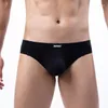 Underpants Mens Sexy Bikini Briefs Half Hip Low Waist Underwear Jockstrap Pouch Cuecas Man Panties Shorts Wrap Trunks Solid Short Swimwear