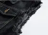 Men's Vests Spring Autumn Vintage Design Men Denim Vest Male Black Sleeveless Jackets Hole Jeans Brand Waistcoat Vest Tops S6Xl J2861 230613