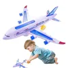 Aircraft Modle Large Aircraft Model Electric Educational Beaks LED PLAZION DLA KILRISKI Z LEAWKI DOBRY MUZYKA Prezent na urodziny lub uroczystość 230613