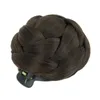 Chignons Soowee Capelli sintetici intrecciati Chignon Ballerino Capelli Ciambella Posticci Scrunchie Artiglio Chignon Updo per la festa nuziale 230613