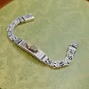 Дизайнер GGITY Charm Роскошные браслеты двойной G Модные ювелирные украшения Женщины сеть металлическая браслет Жемчужина для женщин -цепочек OIU07