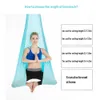 Paski oporowe 19 Kolor Aerial Yoga Hammock Silk 4/5/6/7*2,8M Joga Flying huśtawka dla przeciwgrawistych inversions Yoga Sling 230613