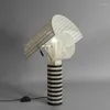 Bordslampor Designer Shogun Lamp Modern Stripe Grid Desk Light Bedroom Living Room Exhibition El Led Art White Black