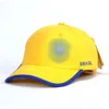 Zomer casual Joker Baseball Cap heren en dames katoenen pet effen kleur vizier modemerk stikpatroon zonnescherm ademend team Casquette maat verstelbaar