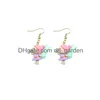 Charm Princess Earring For Women Harts Cartoon Drop Earrings Children Handgjorda smycken DIY -gåvor Leverans SMTA5