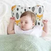 Berretti Cappelli Biancheria da letto Supporto per il collo Bambini Cuscino antirollio Testa Posizionatore per il sonno in cotone modellante per neonati 230613