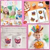 Enfants Jouet Autocollants 24 Feuilles Enfants DIY Puzzle Autocollant Jeux 12 Animaux Visage Drôle Assembler Jigsaw Jouets Éducatifs Garçons Filles Cadeaux 230613