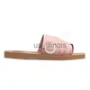 Hausschuhe 2023 Luxus-Designer-Sandalen Damen-Hausschuhe Woody Flat Mules Plattform besticktes Leinen High Heel Sandale Espadrille Wedge Slider berühmter Pool S J230614