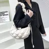 Shoulder Bags Casual Lingge Quilted Hobos Women Designer Ruched Nylon Handbags Luxury Crossbody Bag Large Tote Shopper Purses