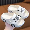 Chinelo Summer Home Chinelos Crianças Solado Macio Sandálias Antiderrapantes Fashion Car Design Chinelos Baby Unisex PVC Baby Beach Shoes 230613