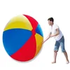 Ballon 1 stks Baby Kids Volwassen Strand Zwembad Spelen Bal Drie-kleur Verdikte PVC Water Volleybal Voetbal Outdoor party Kinderen Speelgoed 230613