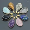 Pendant Necklaces Good Quality Natural Amethysts Tiger Eye Stone Amazonite Fashion Irregular Shape Pendants For Jewelry Making Wholesale