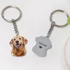 Key Rings Custom Pet Po Keychain Personalized Dog Keychain Cat Keyring Animal Po Key Chain Accessories Custom Gift for Dog Lover 230614