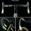 Bike Handlebars Components Cydy Road Handlebar Tape Carbon Bike Steering Wheel Winding Non-Slip Braid For Bicycle Handlebar Wrapper Hanger Ribbon Route 230614