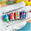 Charms 24x12mm Cute Drink Cans Dink Cisin 3D Bottle Bottle Bottle do biżuterii wykonanie przenoszenia kluczy przenoszący DIY Dostawa Smtpe Smtpe