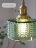 Lustres pendentes modernos minimalistas candelabro de teto abajur de vidro para quarto sala de jantar verde vintage led luminária suspensa iluminação