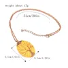 Pendanthalsband 2st Vintage Volcanic Rock Halsband Natural Stone Jewelry Luxury Gemstone Copper Tree Chain Ladies For Women