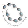 Ceintures Conchos Chaîne Ventre Pour Robe Ceinture Femme Taille Turquoise Western