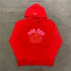 2023 Hoodies Sp5der Young Thug 555555 Angel Pullover Pink Red Hoodye Pants Men Top1 Quality Shoe Sp5ders Printing Spider Web Sweatshirts F1B3