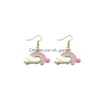 Charm Creative Earring for Women Harts Rainbow Drop Earrings Children Handgjorda smycken DIY presenter Leverans Smtof