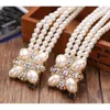 Gürtel Shierxi Schöne glänzende luxuriöse exquisite Perlengürtel mit Strass -Match -Accessoires Kleid