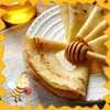 60pcs عسل عسل خشبي العصي ملاعق العسل الصغيرة مصغرة من أجل جرة العسل الرذاذ رذاذ