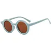 Okulary przeciwsłoneczne projektant okularów przeciwsłonecznych Dziecko lustro słoneczne okulary słoneczne słodycze kolor solidny retro okrągłe rama okulary okulary dla chłopców dziewczęta akcesoria modowe