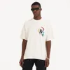 23SS Woman Men's T-shirts Classic Montain Ogranit ograniczony kolor R Trójwymiarowy wydrukowany krótki rękaw Casual Summer Fashion Trzy stres TJAMMTX152