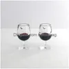 Charms Grande Brinco de Copo de Vinho Tinto 3D Artesanato Miniatura Garrafa de Bebida Pingente Para Chaveiro Colar Faça Você Mesmo Jóias Faça D174 Drop Delivery Smta4