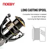 Baitcasting Reels Noeby Spinning Reel 2500 3000 4000 5000 6000 Gear Ratio 5.2 1 Max Drag 10 25kg Surfcasting Long Casting for Sea Fishing 230613