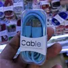 Ny 1M 3ft typ C -kabel Mikro USB -kablar Android -surfplatta USB C Snabbladdning av mobiltelefon Datasladdtråd för Samsung S8 S9 Obs S20 S21 Huawei med detaljhandelslådor