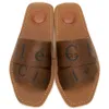 Slippers designer pantoffels sliders slippers sandalen houtachtige platte muilezel De Maisons O-signatuur siert de binnenzool Het gemakkelijke slipon-ontwerp maakt deze platte su J230614