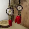 Garden Decorations 5cm Diameter small feather catchers with jingle bells home hanging best gift craft