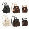 elegant M45205 M45515 MONTSOURIS PM elegant men women genuine cowhide leather emobss canvas buckle backpack satchel purse shoulder bag