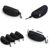 Sunglasses Cases Eyewear Er Women Glasses Box With Zipper Eyeglass For Men 10Pcs All Black Color Drop Delivery Fashion Accessories Dhmge