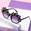 Güneş Gözlüğü 2023 Elmas Bayanlar Marka Tasarımcı Partisi Gözlükleri Çiçek Sezonu İnci Gözlük Lunette de Soleil Femme