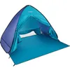 Tenten en Schuilplaatsen TOMSHOO Pop-up tent 3-4 persoons outdoor camping strandtent reizen lichtgewicht buiten strand schaduw zonwering tent luifel cabana 230613