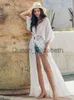 Casual Dresses Tunics For Beach Swimsuit Cover Up Women Swimwear Long Kaftan Beach Cover Up Beachwear Pareo Beach Dress Saida de Praia #Q528 J230614