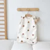 Спальные мешки, детская сумка, осенне-зимняя утолщенная коралловая флисовая стеганая жилетка, теплая пижама для сна с разрезом